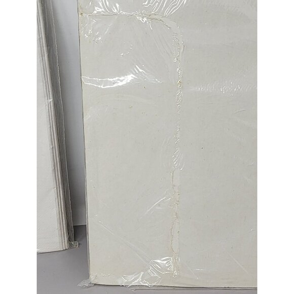 Reed Tablecover Set Of 2: Solid White 52" X 88"‎ & Floral Pattern 52" X 104" NOS - Picture 5 of 5